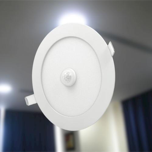 ĐÈN LED PANEL ÂM TRẦN TRÒN CẢM BIẾN CHUYỂN ĐỘNG 12W / 18W MPE (RPL/MS)