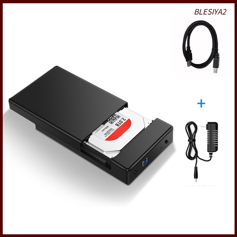 [BLESIYA2] ABS External Hard Drive Enclosure 12V Adapter Support UASP for SATA III SSD