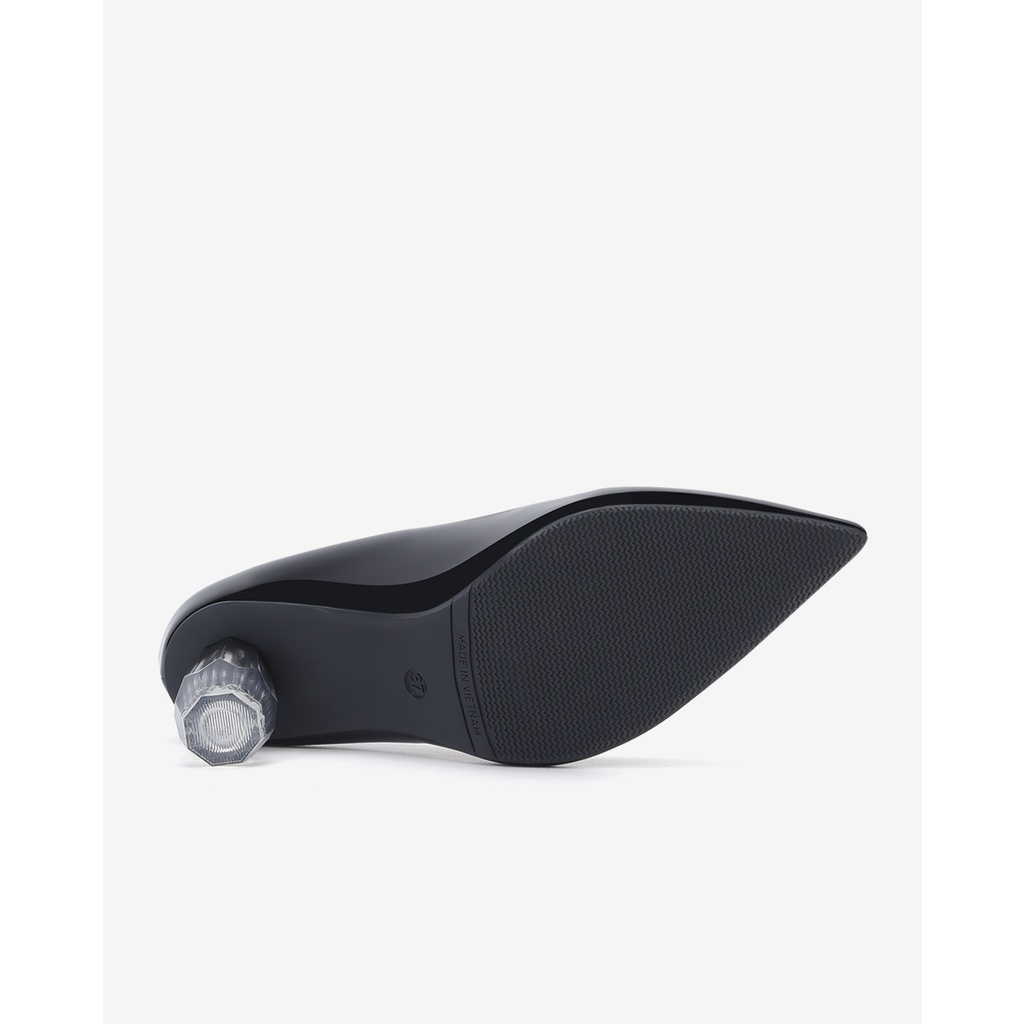 Giày cao gót nữ Đông Hải mũi nhọn kết hợp gót trụ pha lê sang trọng vững chắc cao 7cm  - G81K5