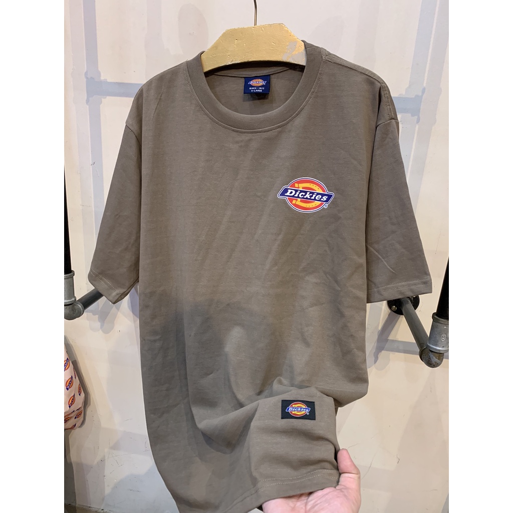 Áo thun Dickies chính hãng - Màu nâu lạnh - Cotton 100%, Form Unisex.