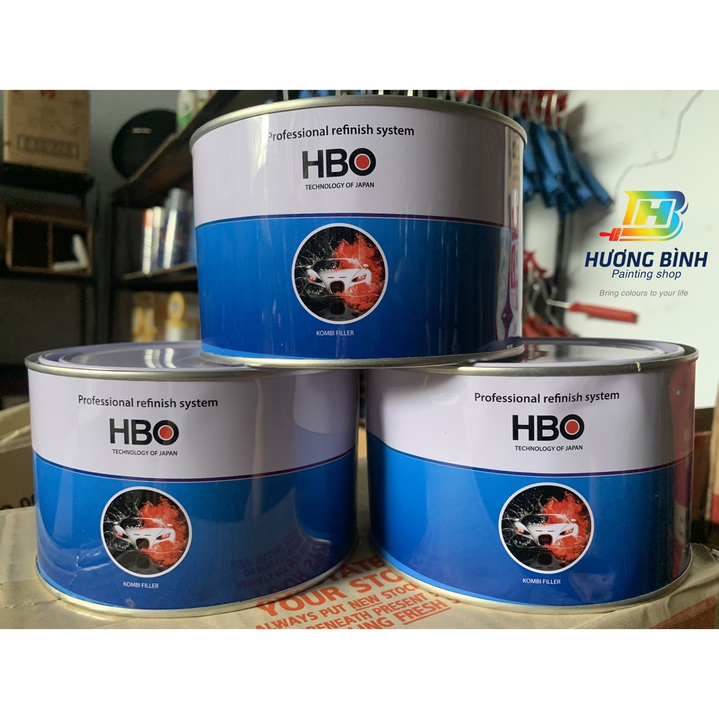 [Lon 1kg] Matit trét láng 1K HBO - không cần pha trộn, sử dụng trực tiếp