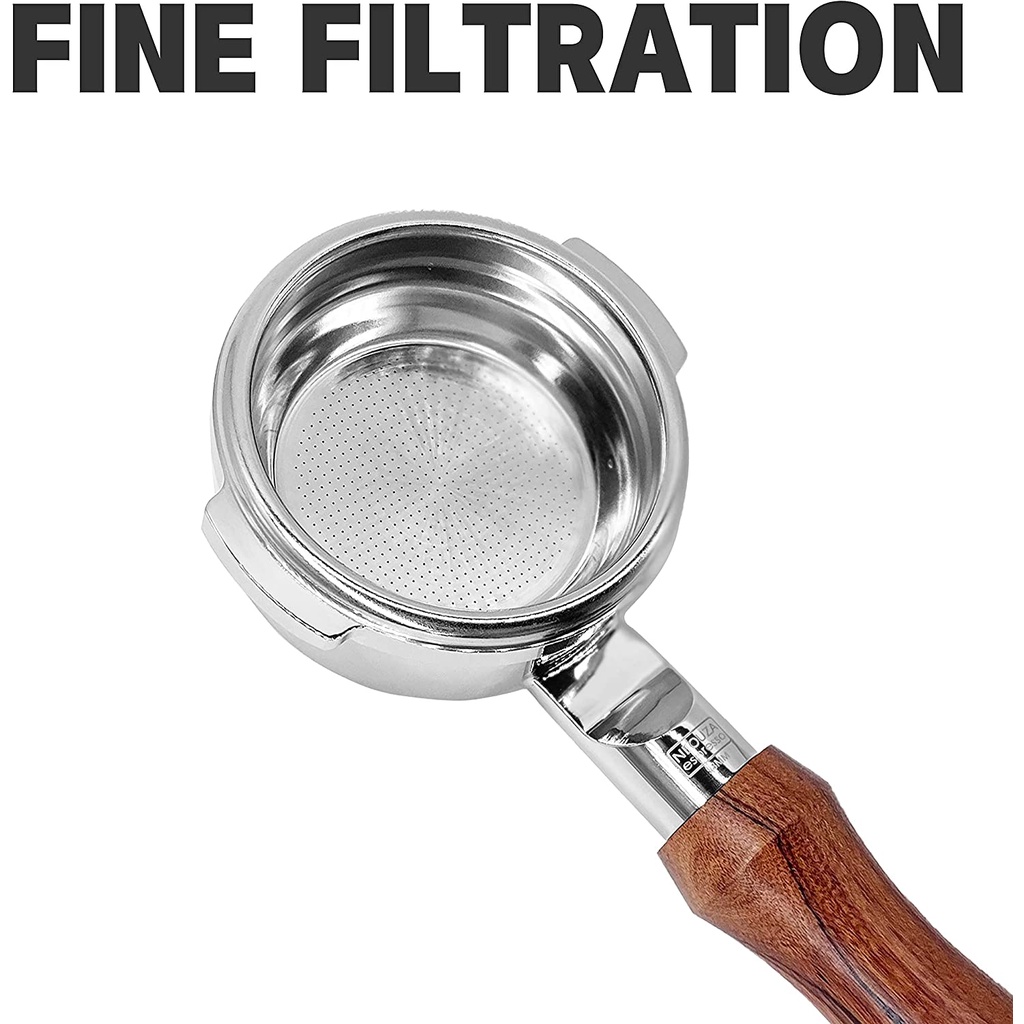 💎Giỏ Lọc Cà Phê Bằng Thép Không Gỉ 58mm 1 / 2 Cho Máy Pha Cà Phê Espresso