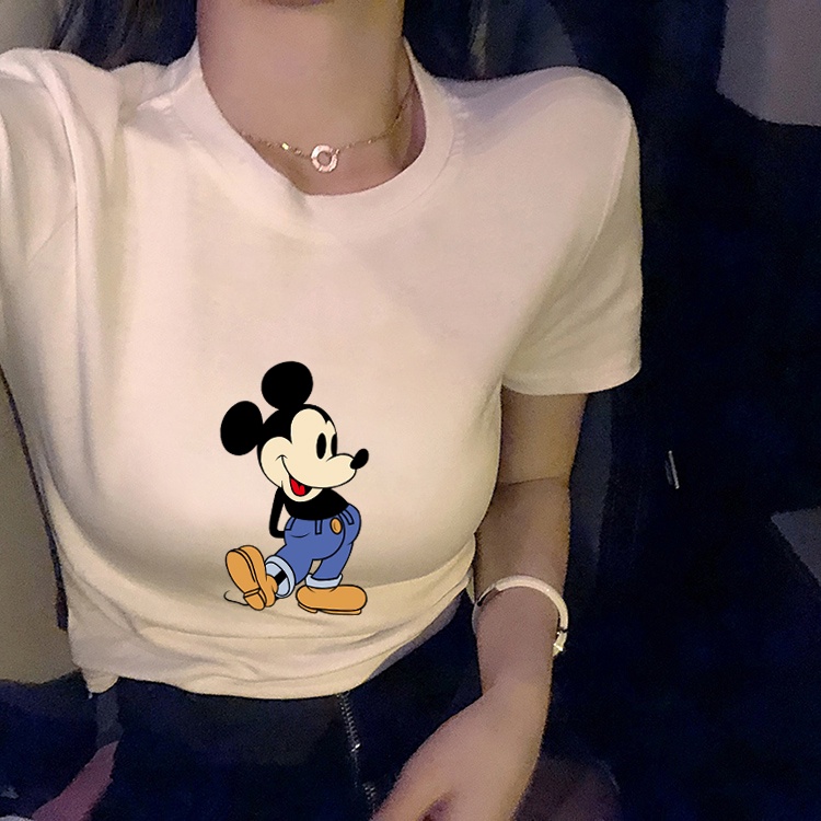 Áo Thun Tay Ngắn Dáng Ôm Phong Cách Hàn Quốc Cổ Điển Thời Trang Mùa Hè 271d568