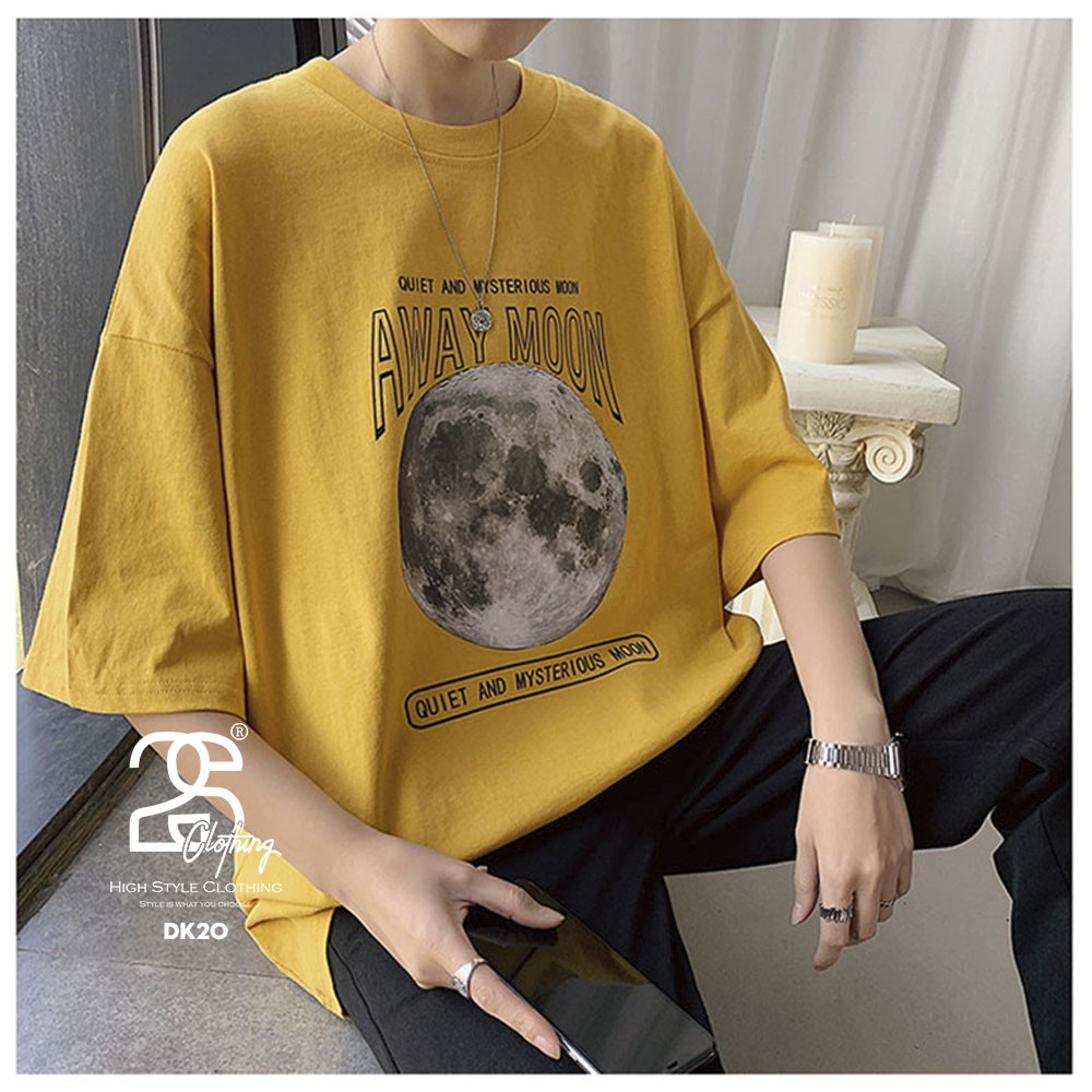 Áo Phông Nam Tay Lỡ Form Rộng Oversize 2S Clothing, Áo Thun Basic Tee Trơn Unisex Nam In Hình Cute DK20