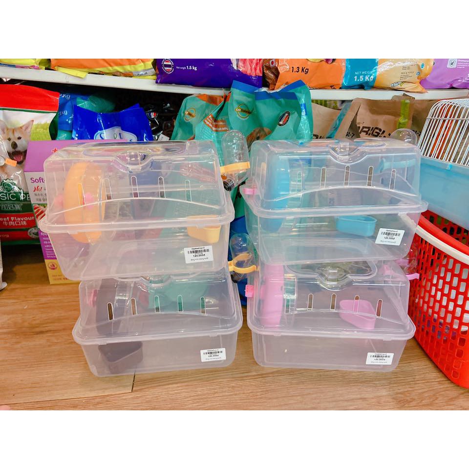 lồng mini trong suốt cho hamster/đuôi mập