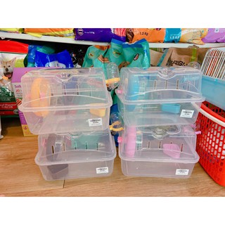 lồng mini trong suốt cho hamster/đuôi mập