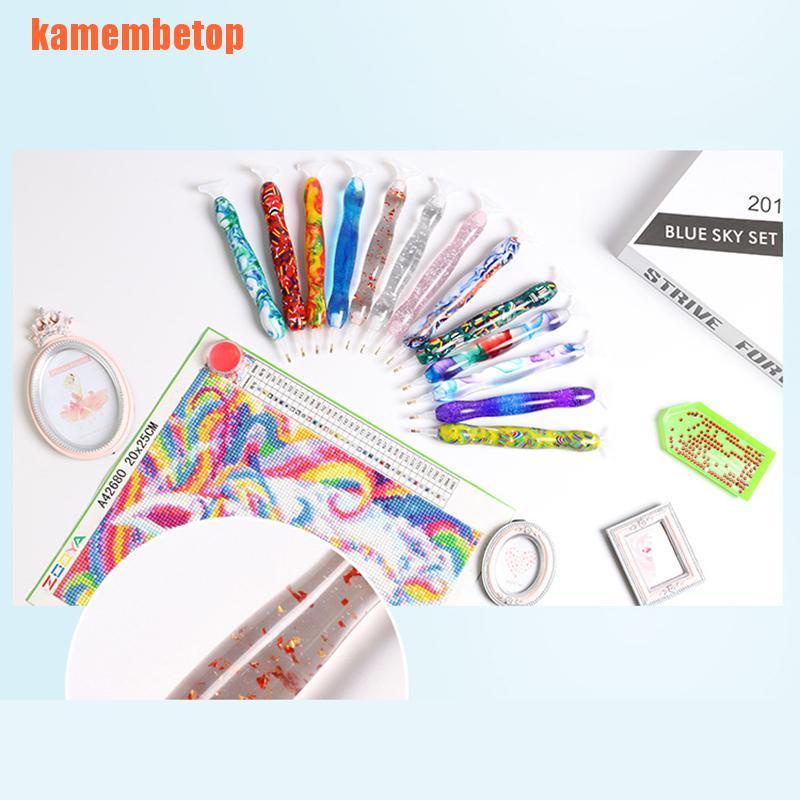 Bút Thêu Tranh Chữ Thập Đính Hạt Nhựa Resin