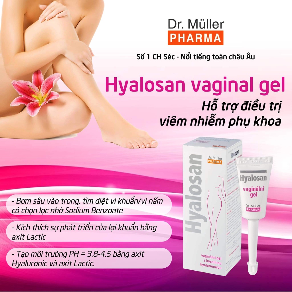 Tuyp lẻ Hyalosan Vaginal gel