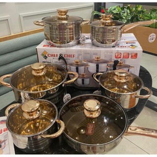 BỘ NỒI CHEF & CHEF 6 MÓN