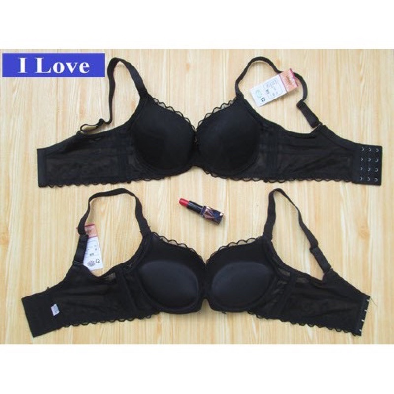 Áo Lovely ren mút dày siêu đẩy,siêu nâng tạo khe 4 móc cài _ 1126