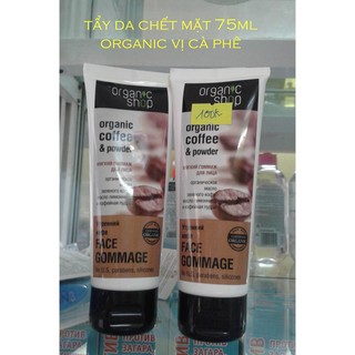 Tẩy da chết mặt Organic shop