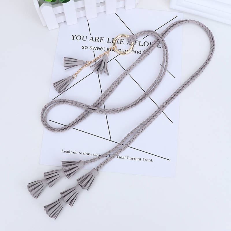 Dây thắt lưng chuông nhỏ, đai váy nữ chun co giãn