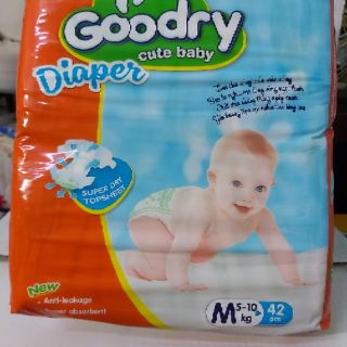 Tã dán Goodry Value Pack S46/M42/L38/XL34