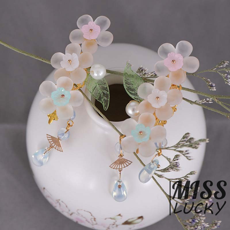 1 kẹp tóc tua rua phong cách retro thời trang cho nữ