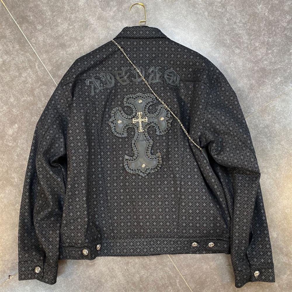 Áo Khoác Denim In Họa Tiết Thời Trang Cho Cặp Đôi