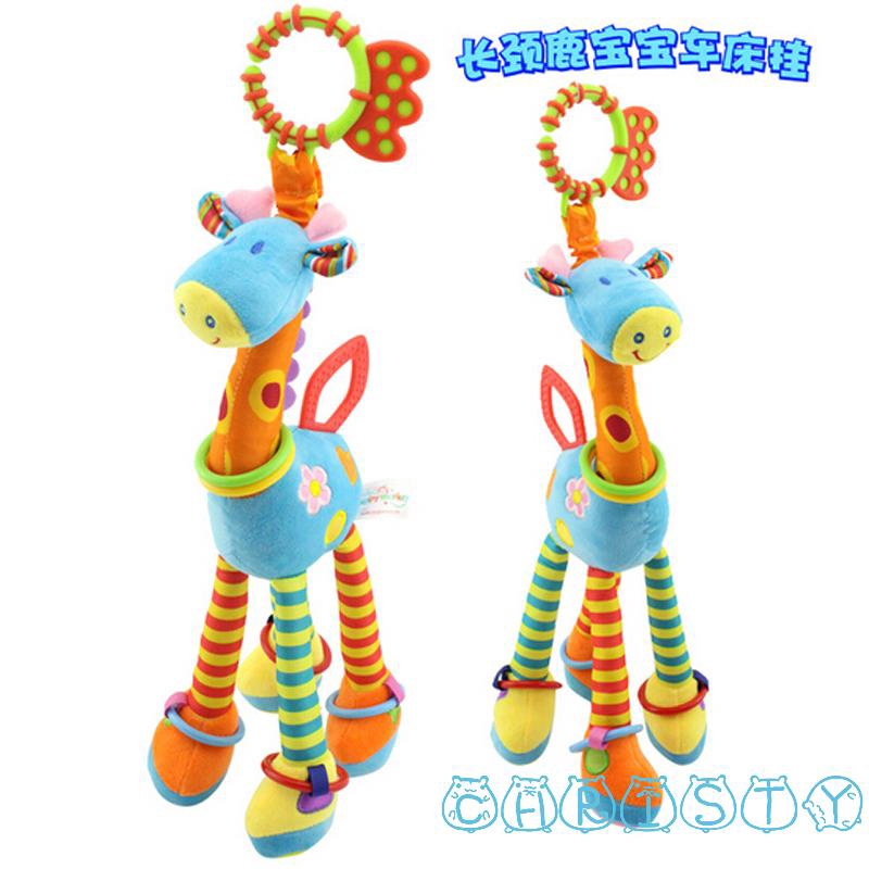 HHA-New Style size 37cm Giraffe Kids Soft Plush Toy Animal Stuffed Doll Toy