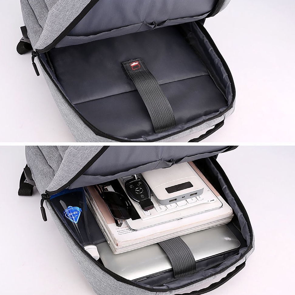 Balo Laptop Nam Nữ Công Sở Có Cổng USB Tiện Lợi Và Ngăn Đựng Laptop 15.6 inch Chống Nước Phù Hợp Văn Phòng &amp; Sinh Viên