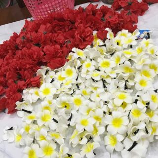 hoa Đại  cài tóc SẴN 2 bông