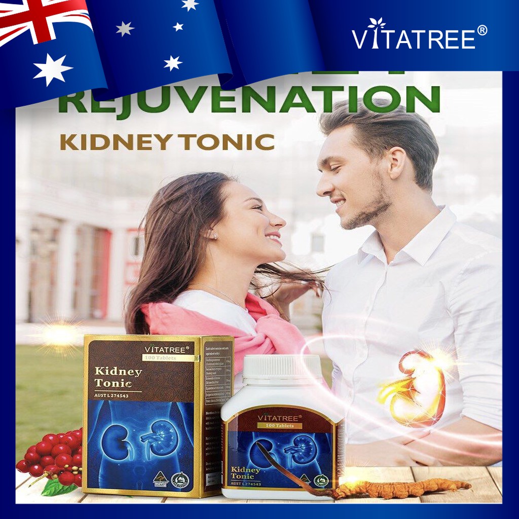 Viên uống bổ thận Vitatree Kidney Tonic - Hộp 100 viên (Hàng nhập khẩu)