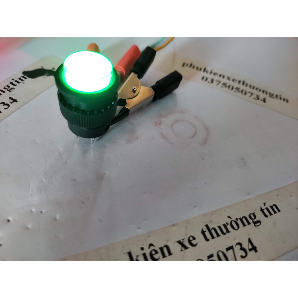 Nút nhấn giữ-nhả có đèn nhiều màu dùng cho máy lọc nước, đề xe phi 16mm r16