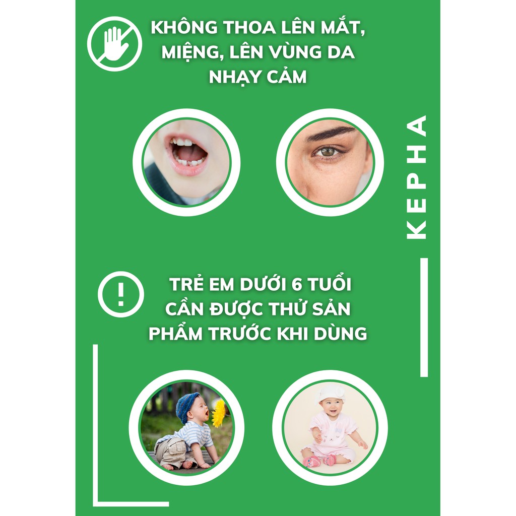 Không Lo Bị Muỗi Đe Dọa  | Giảm Sưng Vết Muỗi Cắn Vết Sưng, Tấy | KEPHAS ANTIMOS OIL | 100% Tinh Dầu Thiên Nhiên