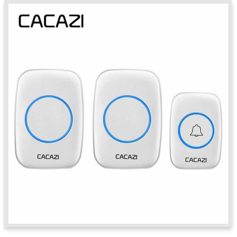 Chuông cửa không dây SALE ️ Bộ chuông cửa Cacazi cắm điện trực tiếp gồm 38 kiểu chuông chống nước 9472