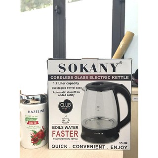 Ấm siêu tốc Sokany 322 1.7L