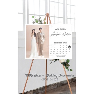 Bảng tên đám cưới để cổng, bảng welcome cưới không kèm chân gỗ