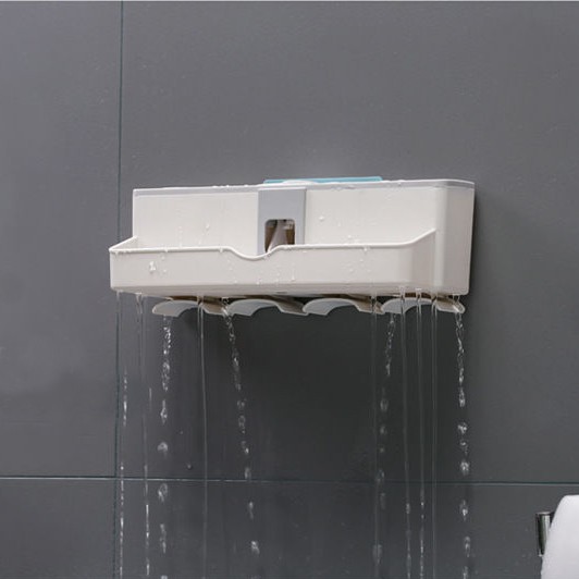 Kệ bàn chải đánh răng nhả kem đánh răng , kệ để đồ phòng tắm