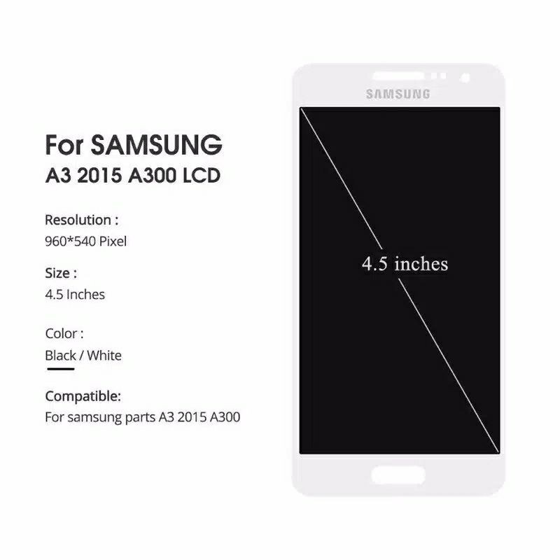 Màn Hình Điện Thoại Cảm Ứng Chất Lượng Cao Thay Thế Cho Samsung Galaxy A3 2015 / A300 / A300H