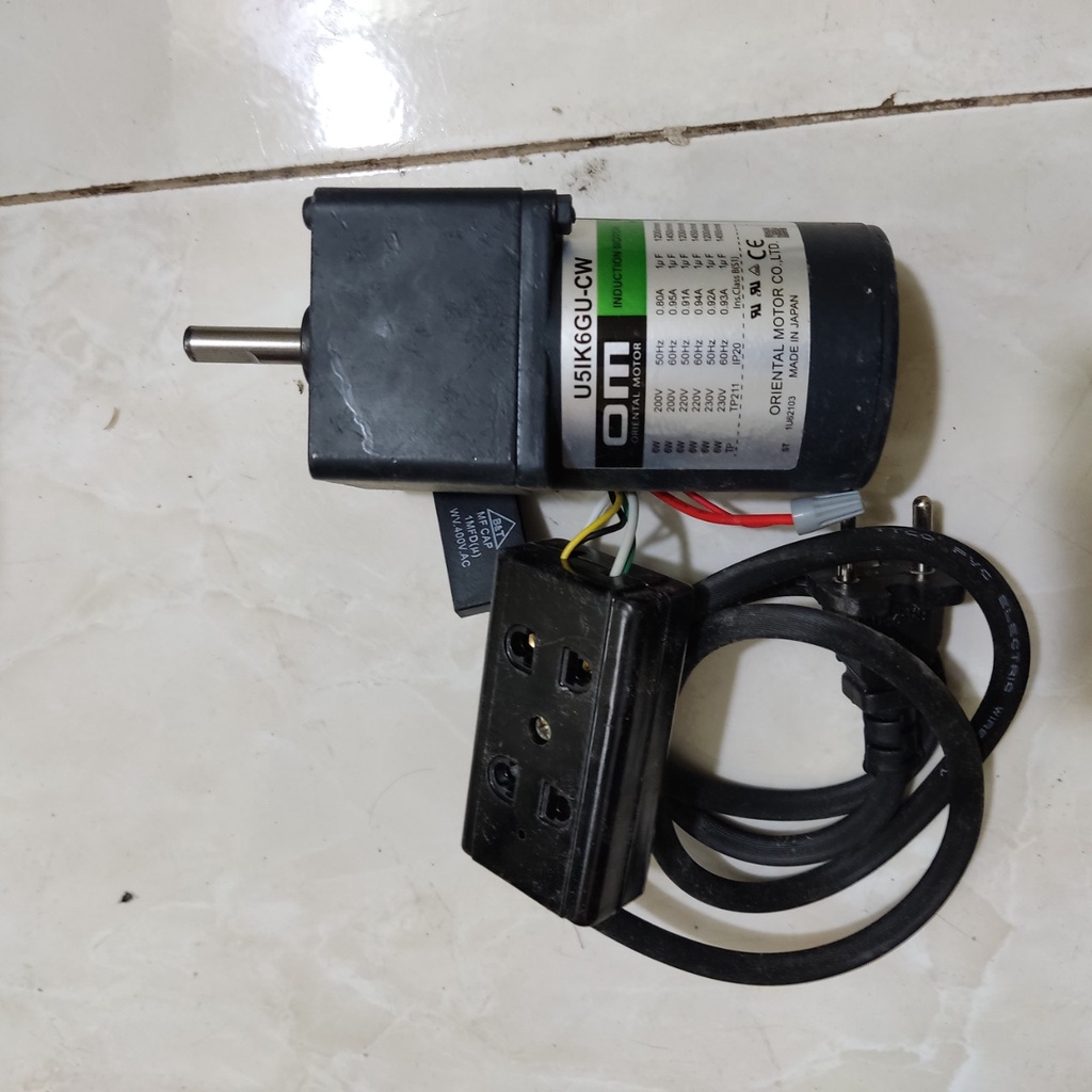 Mô tơ giảm tốc 220v _ 6w hàng nhật bãi