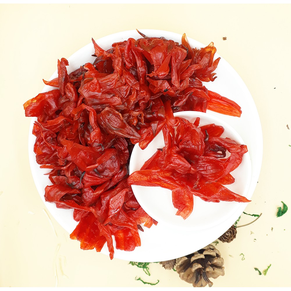 Mứt Hoa Hồng (Mứt Hibiscus) - Lon 500gr