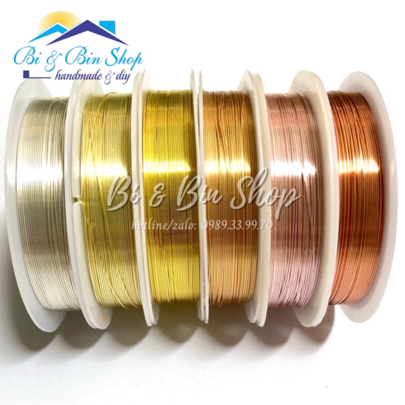 Dây Kẽm Handmade Cao Cấp Bền Màu Làm Trang Sức Handmade