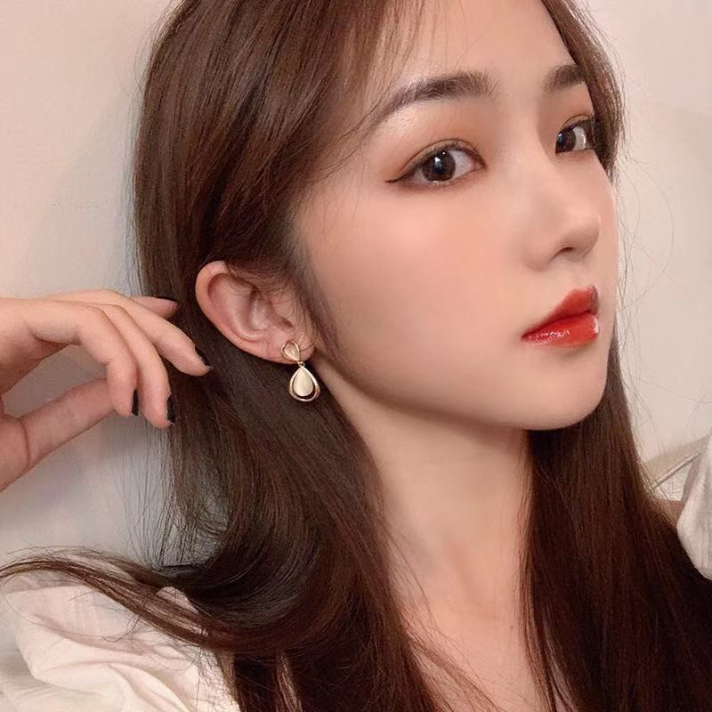 ⚡ Bông Tai Nữ siêu cute ⚡ - Bông Tai Hình Giọt Nước Và Trái Tim Phong Cách HÀN QUỐC 😍