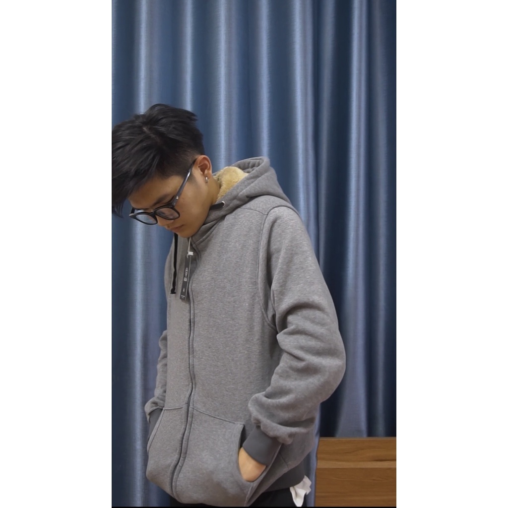 [MỚI VỀ] Áo Hoodie Nam Nữ Unisex Chất Nỉ Bông Lót Lông Form Basic Phong Cách Hàn Quốc 2 Màu Trẻ Trung | BigBuy360 - bigbuy360.vn