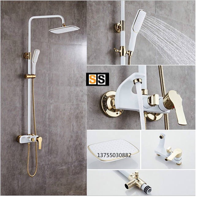 Bộ sen cây tắm nóng lạnh nhập khẩu đồng thau cao cấp Sunshine SS600
