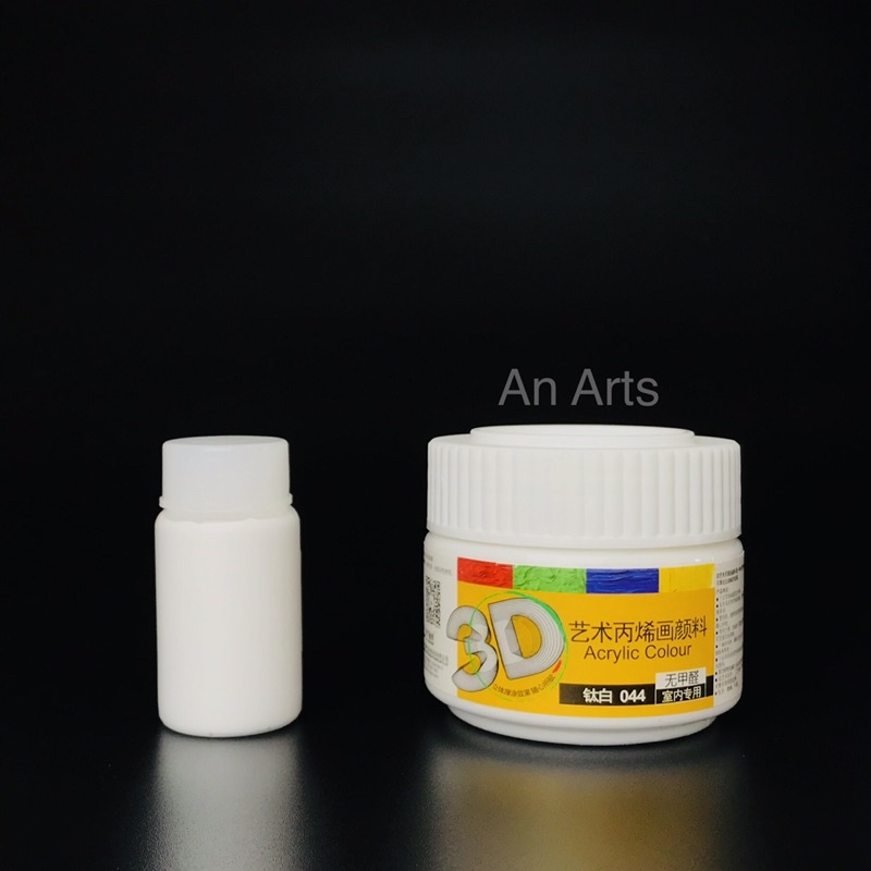 Màu Acrylic 3D , 5D 30ml Custom Giày, Vải, Túi, Vẽ Lên Tranh Giấy, Vải Toan