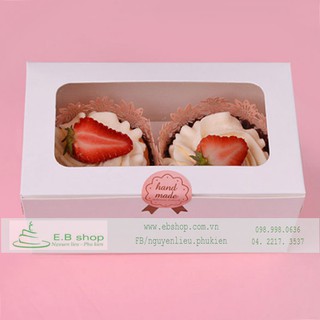 20 CHIẾC HỘP GIẤY CUPCAKE 2 CHIẾC