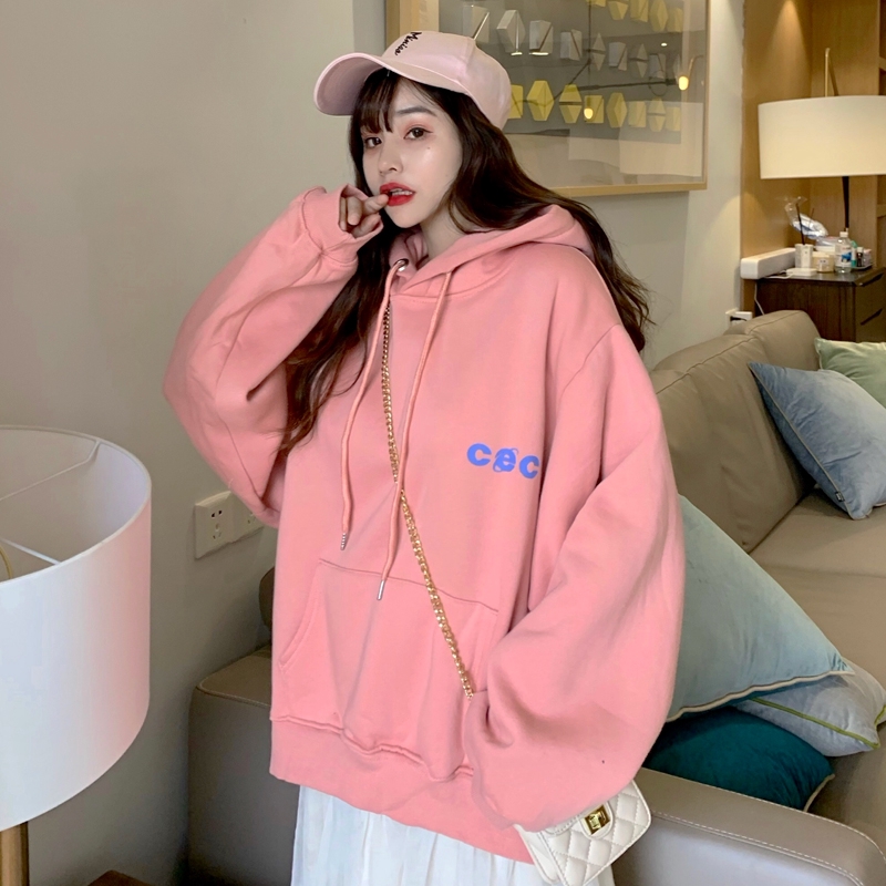 Áo hoodie phong cách Hàn Quốc năng động trẻ trung dành cho nữ