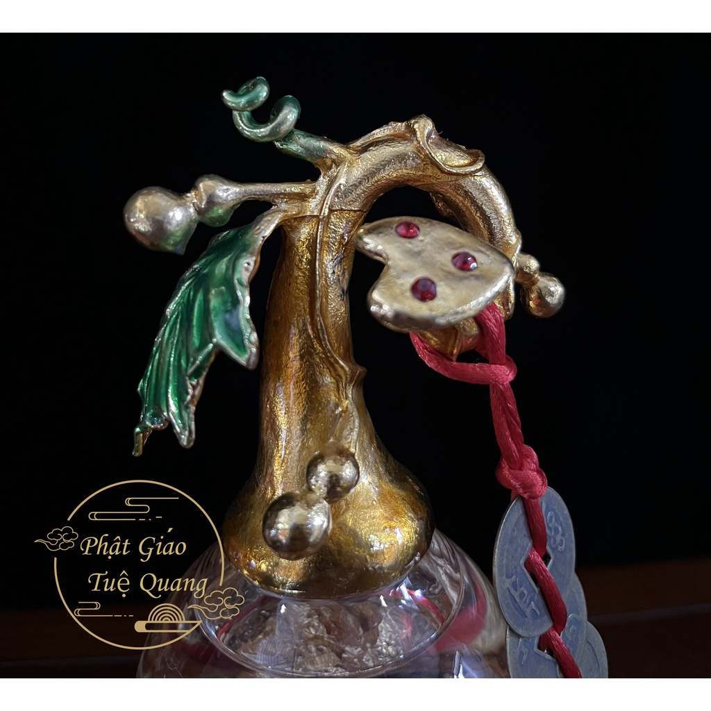 Hồ Lô Vàng Lá Đồng Tiền Hình Gậy Như Ý , Hình Lá,Hình Chim - Phật Giáo Tuệ Quang