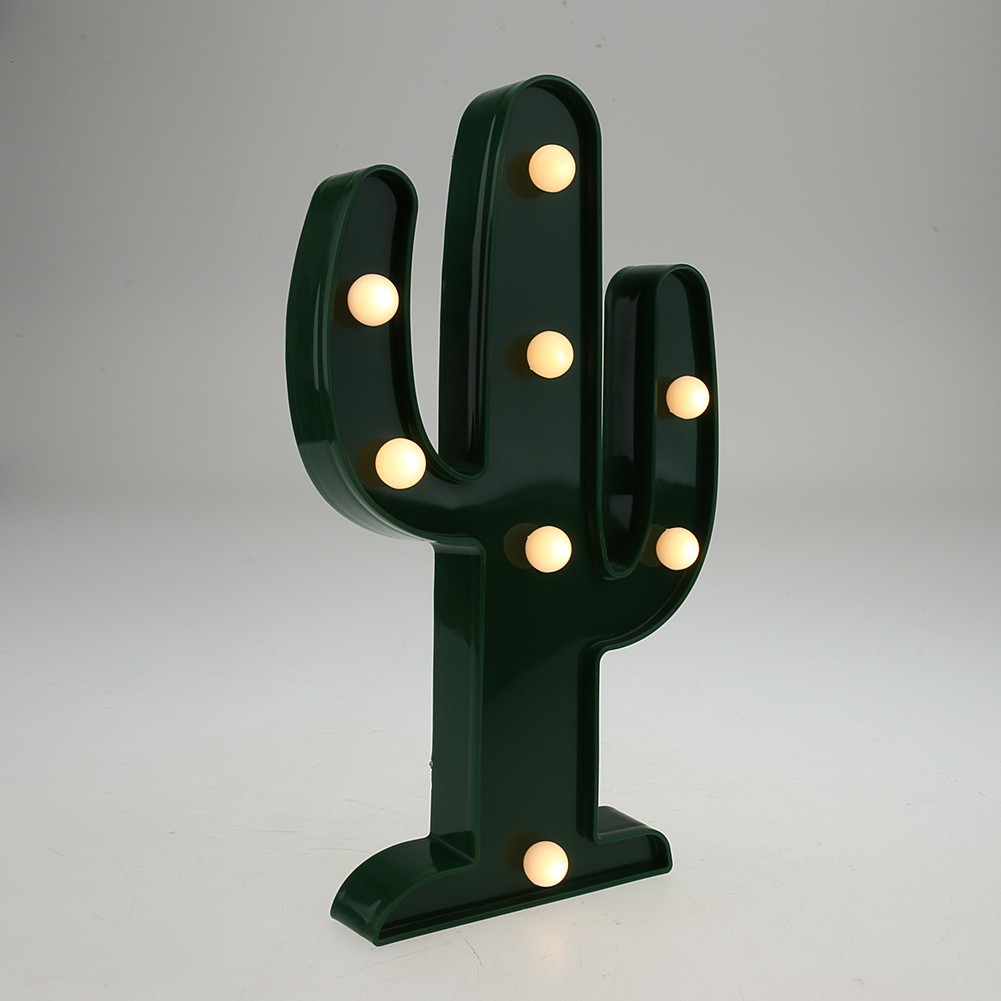 Đèn LED 3D trang trí nội thất hình cây xương rồng lãng mạn | BigBuy360 - bigbuy360.vn