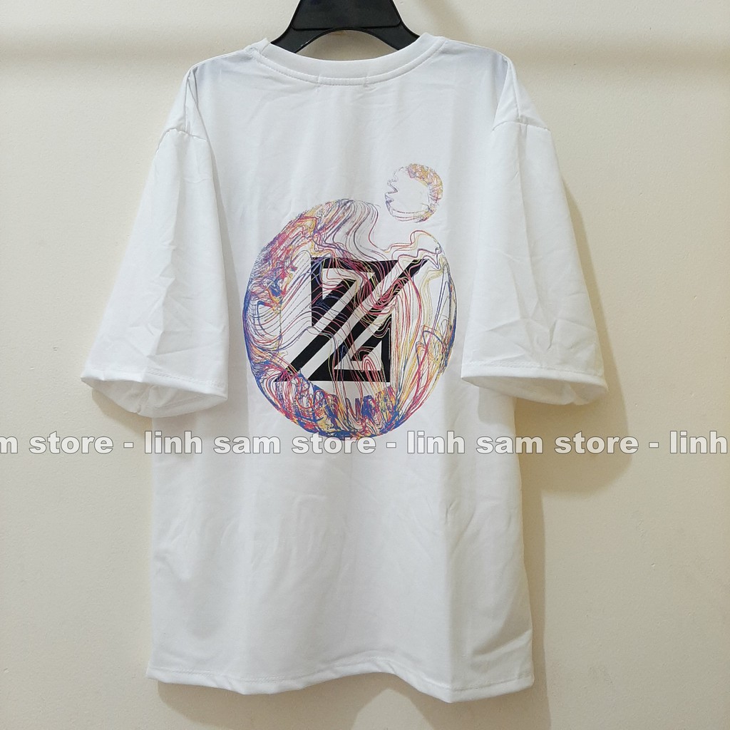 Áo phông tay lỡ nữ freesize Unisex thun form rộng, mặc cặp, lớp, nhóm in CHỮ Z hình cầu THE ZED | BigBuy360 - bigbuy360.vn