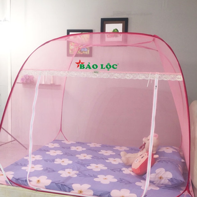 Mùng chụp tự bung đỉnh rộng 1m8 x 2m BẢO LỘC