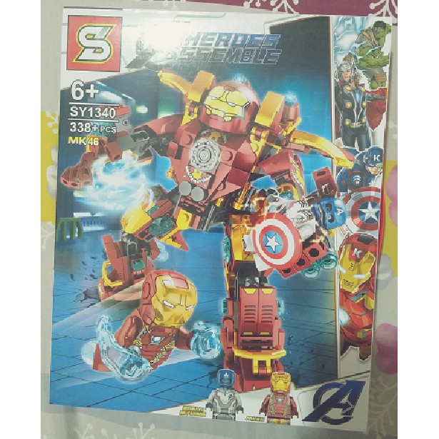 LEGO Lắp Ráp Xếp Hình Super Heroes Marvel SY1340 CÓ 338 chi tiết