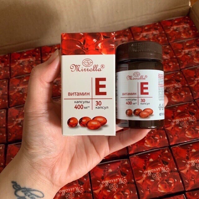 Vitamin E đỏ Nga hàm lượng 400mg chính hãng | Thế Giới Skin Care