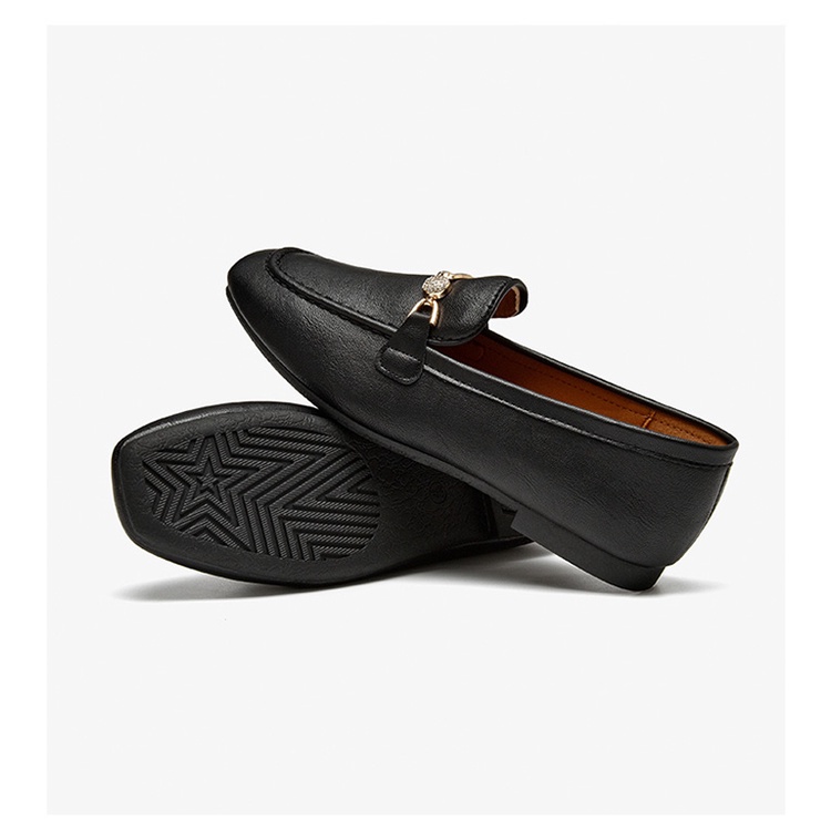 Giày bệt Dusto chính hãng, mũi tròn, da mềm không sợ đau chân