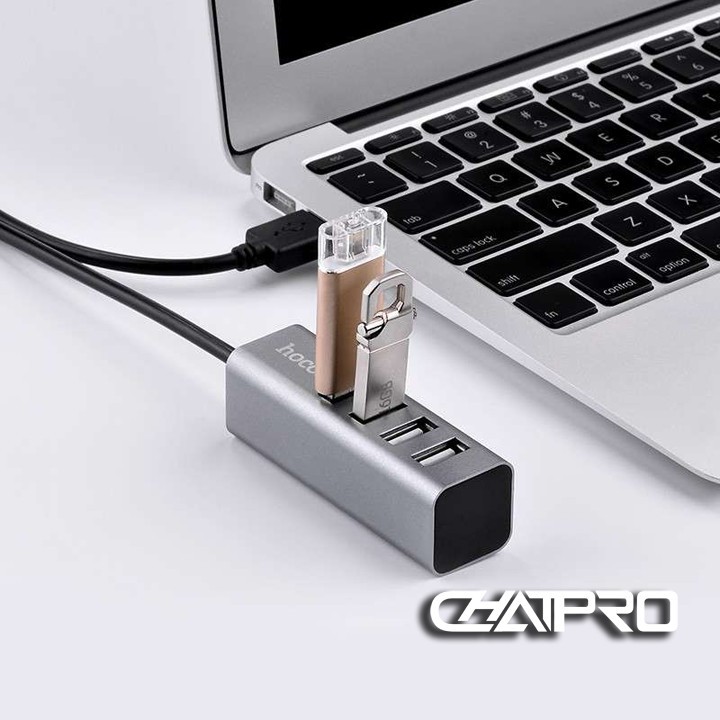 Xả hàng - Bộ hub chia 4 cổng USB Hoco HB1 chính hãng