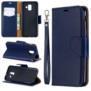 Ốp lưng giả da dành cho Samsung Galaxy A6(2018)/A6 Plus(2018)/A7(2018)