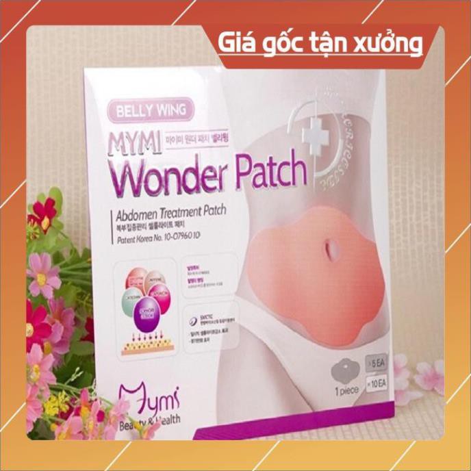 [XẢ KHO+FREE SHIP]  Miếng dán tan mỡ Hàn Quốc hộp 5 miếng Wonder Patch