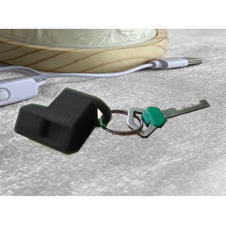 Còi huýt sáo tiếng chim hót thổi nước và Còi tạo giai điệu móc khóa - IN3D.INDINI